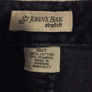 St Johns Bay navy Corduroys size 10 ultra tall